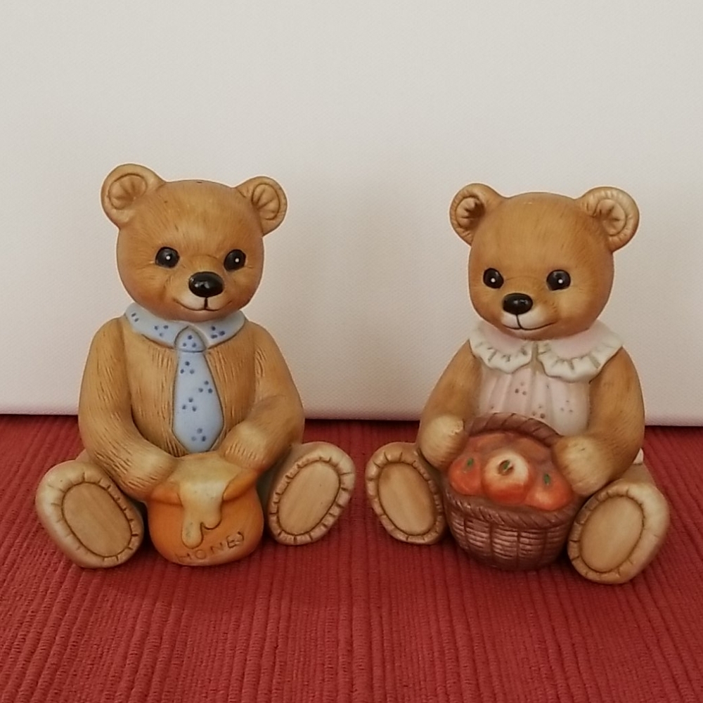 Homco Bear Figurines